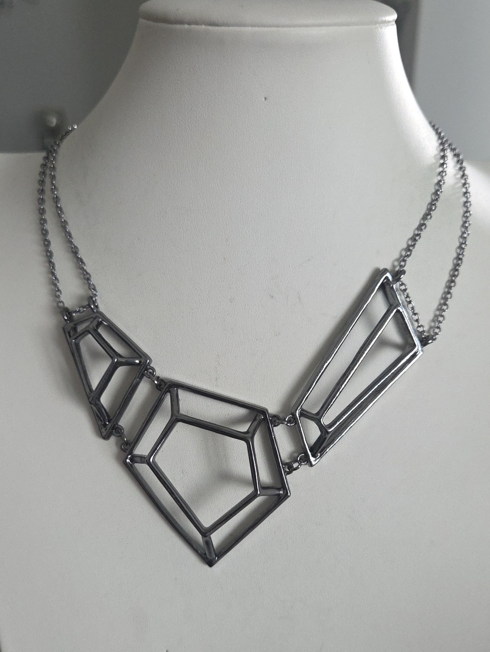 Paparazzi 3 D Drama Black Necklace NWT